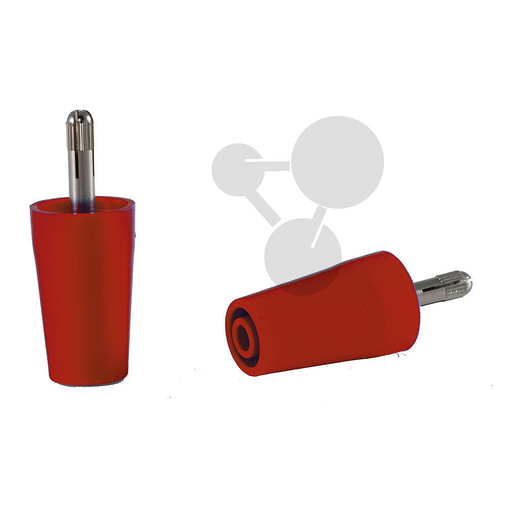 Sicherheits-Adapterbuchsen rot