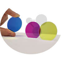 Dichroitischer Glasfilter Magenta