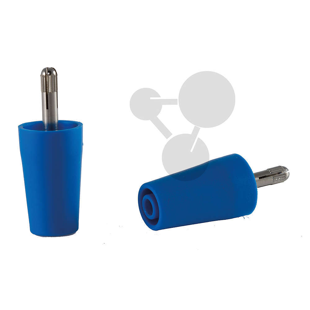 Sicherheits-Adapterbuchsen blau