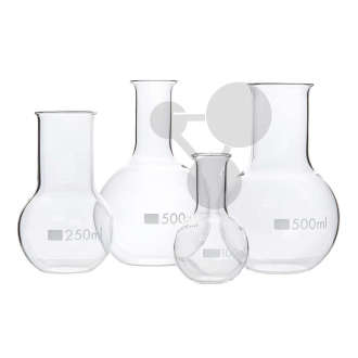 Ballon fond plat col étroit Duran® 1000 ml