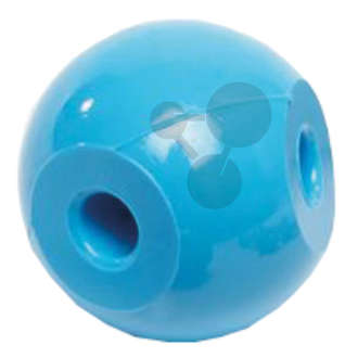 Azote bleu 4 trous Ø 23mm (10 pièces)