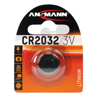Pile bouton lithium 3V CR2032