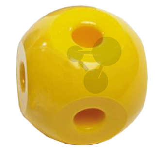 Soufre jaune  6 trous Ø 23mm (10 pièces)